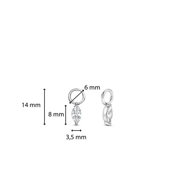 Sterling Silver Ear Charms Image 5 Diedrich Jewelers Ripon, WI