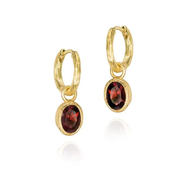 Sterling Silver Garnet Earrings Diedrich Jewelers Ripon, WI