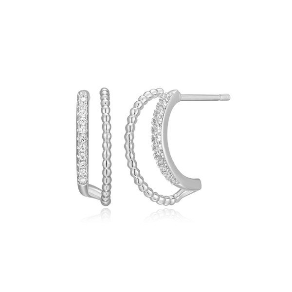 Sterling Silver Lab Grown Diamond Earrings Diedrich Jewelers Ripon, WI