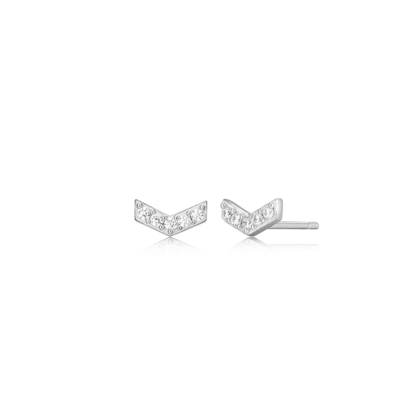 Sterling Silver Lab Grown Diamond Earrings