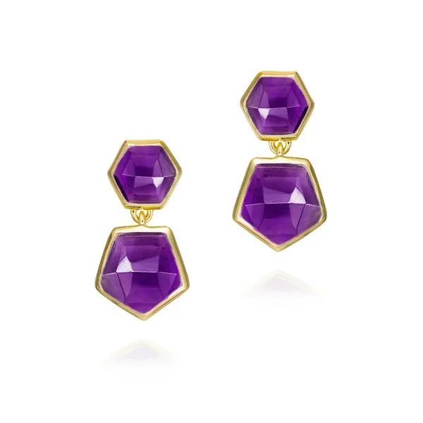 Sterling Silver Amethyst Earrings