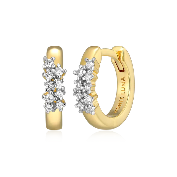 Sterling Silver Lab Grown Diamond Earrings