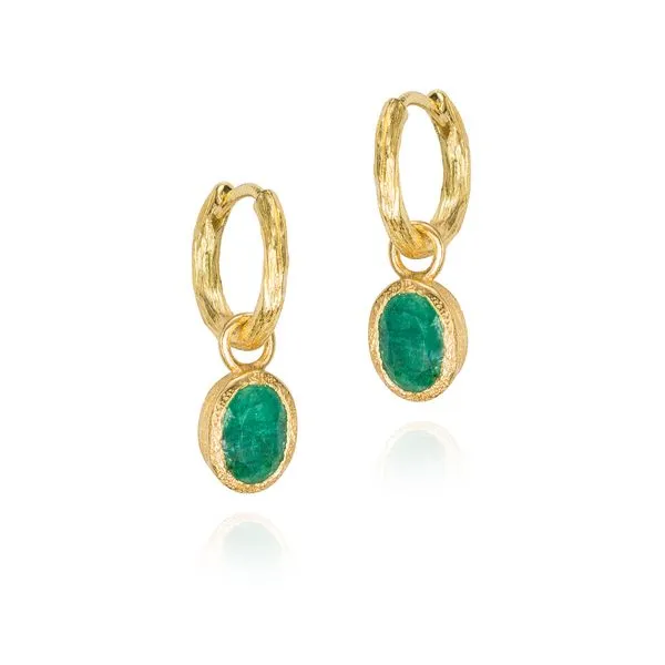 Sterling Silver Emerald Earrings Diedrich Jewelers Ripon, WI