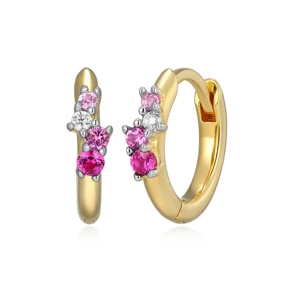 Sterling Silver Lab Grown Ruby & Diamond Earrings Diedrich Jewelers Ripon, WI