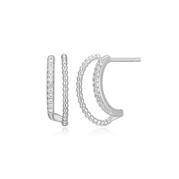 Sterling Silver Lab Grown Diamond Earrings Diedrich Jewelers Ripon, WI