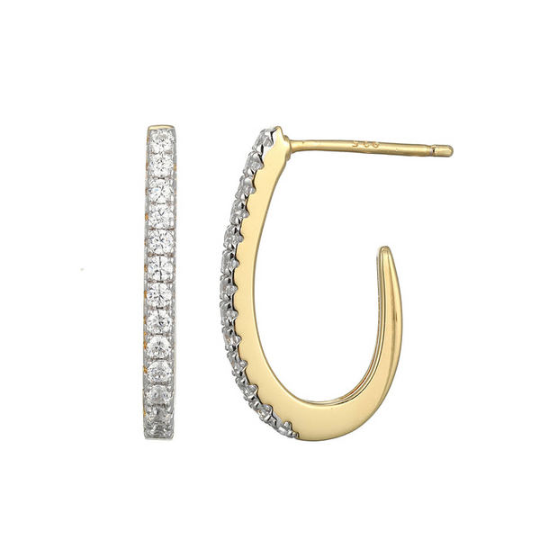 Sterling Silver Lab Grown Diamond Earrings Diedrich Jewelers Ripon, WI