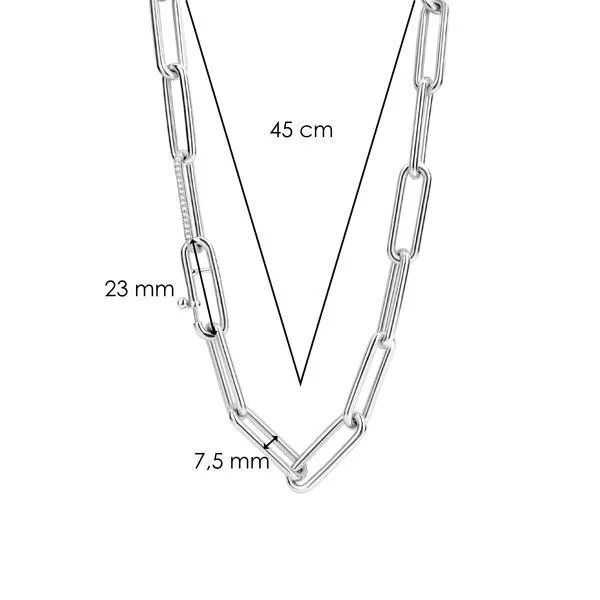 Sterling Silver Necklace Image 2 Diedrich Jewelers Ripon, WI