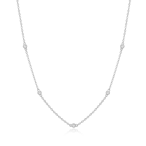 Sterling Silver Lab Grown Diamond Necklace Diedrich Jewelers Ripon, WI