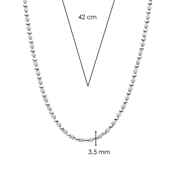 Sterling Silver Necklace Image 3 Diedrich Jewelers Ripon, WI