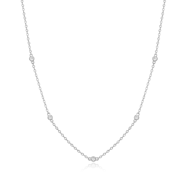 Sterling Silver Lab Grown Diamond Necklace Diedrich Jewelers Ripon, WI