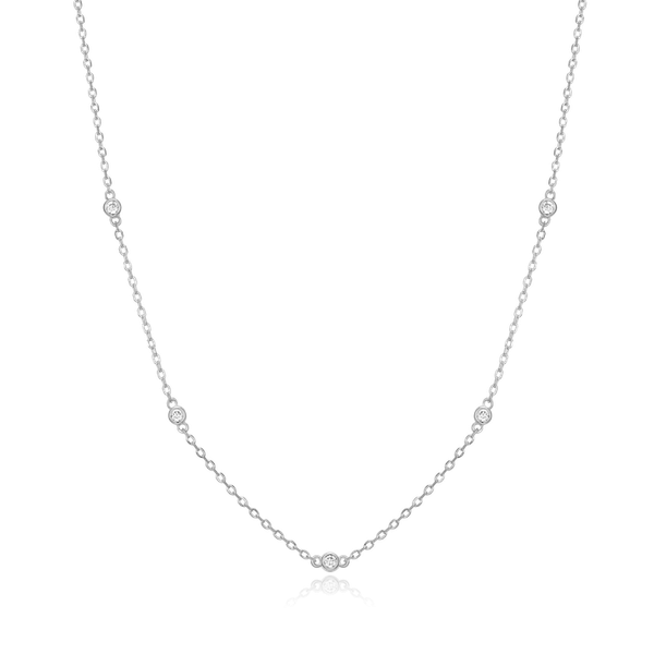 Sterling Silver Lab Grown Diamond Necklace Diedrich Jewelers Ripon, WI