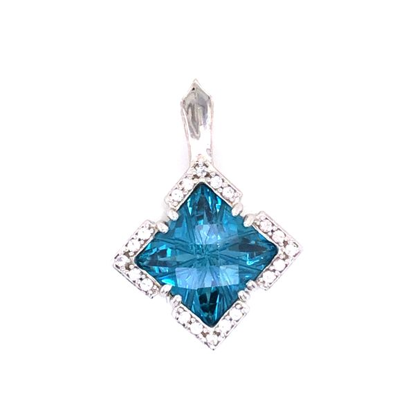 Sterling Silver Aqua Quartz Pendant Diedrich Jewelers Ripon, WI