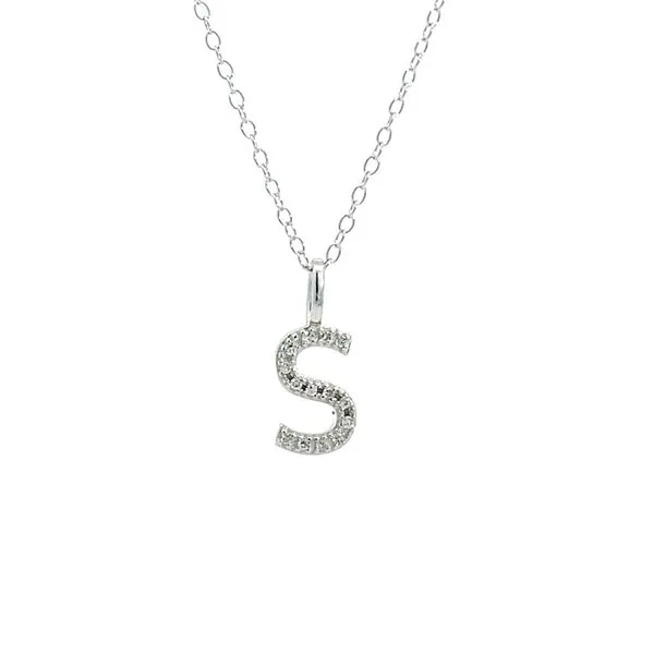 Sterling Silver Lab Grown Diamond Pendant