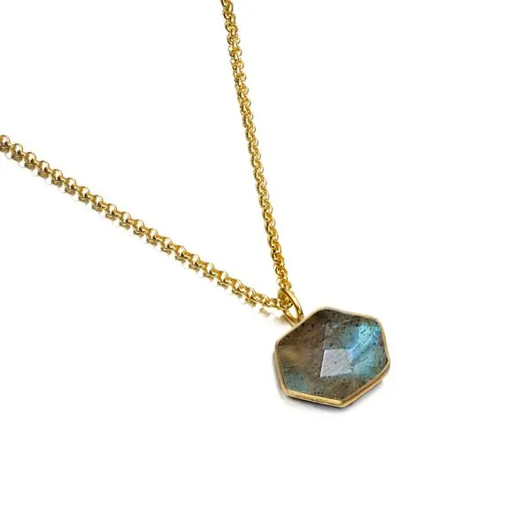 Sterling Silver Labrodite Pendant Diedrich Jewelers Ripon, WI