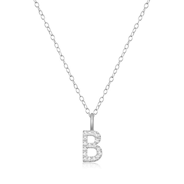 Sterling Silver Lab Grown Diamond Pendant