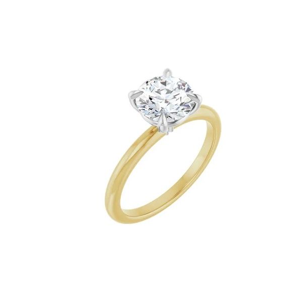 14TT Sol Ring RBC 1.53ct SI1 J XXX GIA 7.36mm Diny's Jewelers Middleton, WI