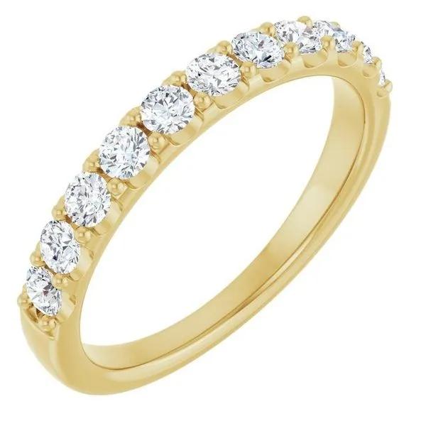 14KT Yellow Gold Diamond Band 11 Diamonds Diny's Jewelers Middleton, WI