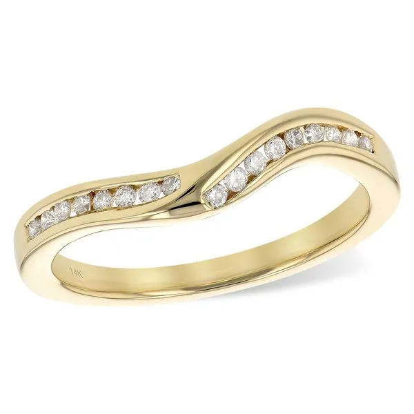 14K Yellow Gold Diamond Ring Band Diny's Jewelers Middleton, WI
