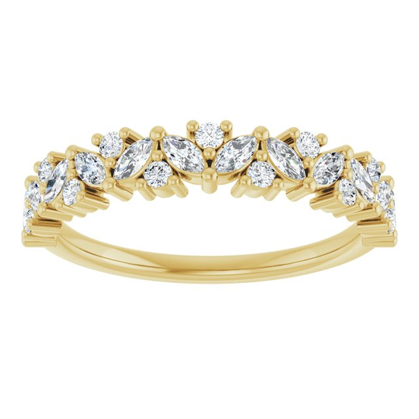 14K Yellow Gold 3/8 CTW Natural Diamond Anniversary Band Diny's Jewelers Middleton, WI