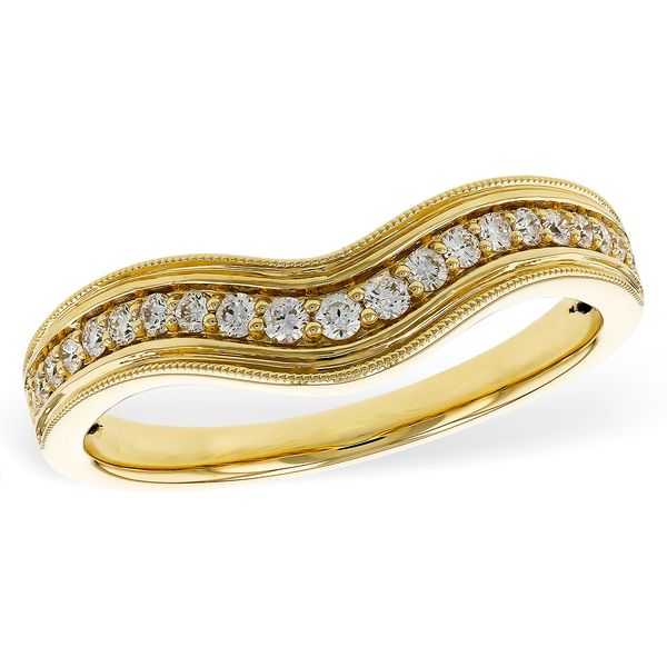 14KY Diamond Band Curved .20ctw Diny's Jewelers Middleton, WI