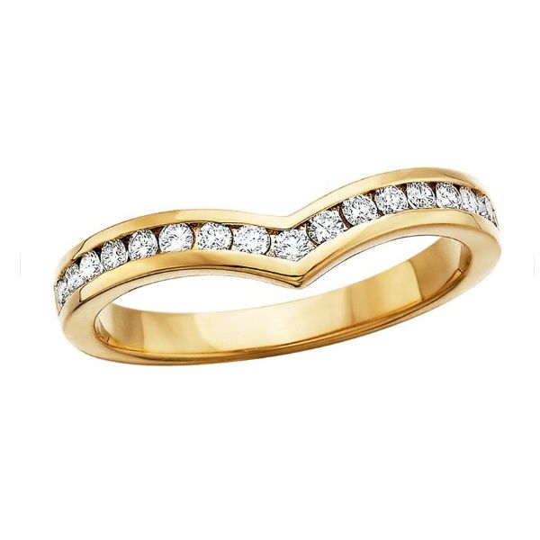 14KW Dia Curv Chan 17Rd.34ctw SI GH Diny's Jewelers Middleton, WI