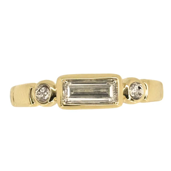 14 Karat Yellow Gold Diamond Baguette Fashion Ring Diny's Jewelers Middleton, WI