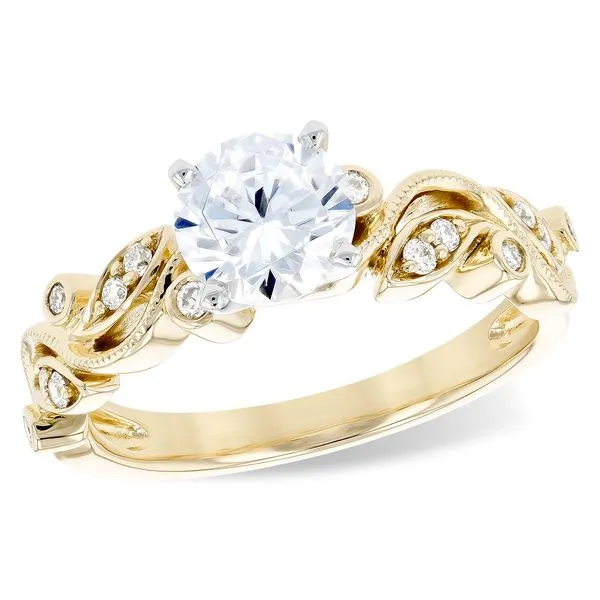 14Kt Yellow Gold Diamond Semi Mount Ring Diny's Jewelers Middleton, WI