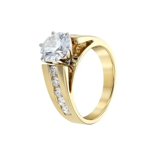 14KY Semi Mount Ring - Shown with 2ct Image 3 Diny's Jewelers Middleton, WI