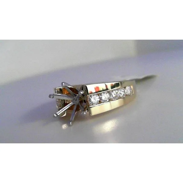 14Kt Yellow Gold Diamond Semi Mount Ring Diny's Jewelers Middleton, WI