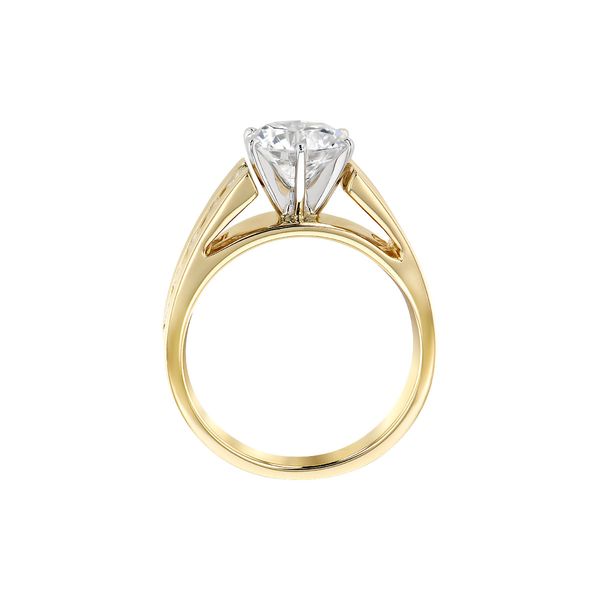 14KY Semi Mount Ring - Shown with 2ct Image 2 Diny's Jewelers Middleton, WI