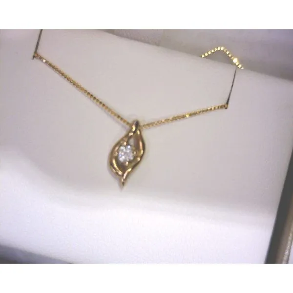 10K Yellow Gold Diamond Pendant Diny's Jewelers Middleton, WI