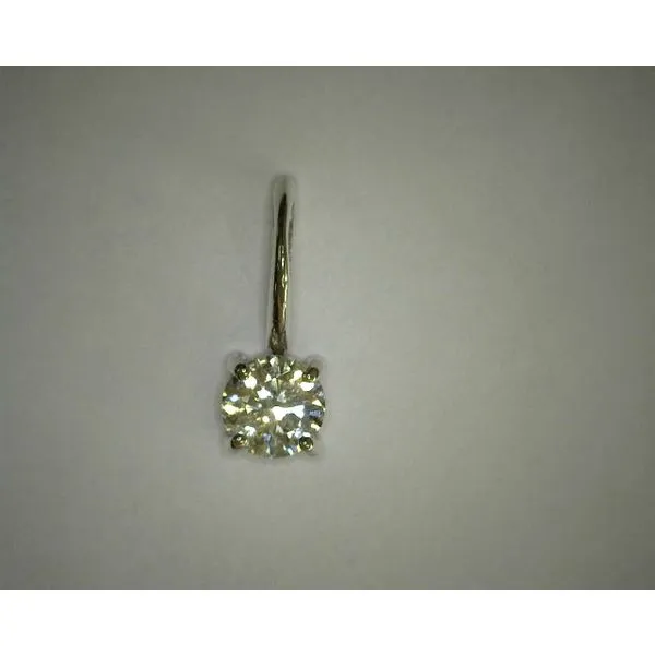 14K White Gold Diamond Pendant Diny's Jewelers Middleton, WI