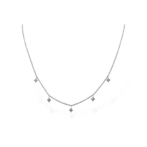 14KW Diamond Dangle Necklace Diny's Jewelers Middleton, WI