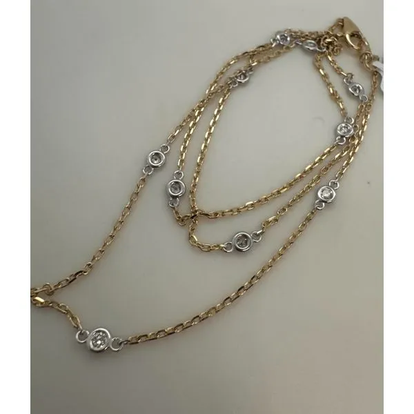 14KTT Diamond by the Inch Necklace Diny's Jewelers Middleton, WI