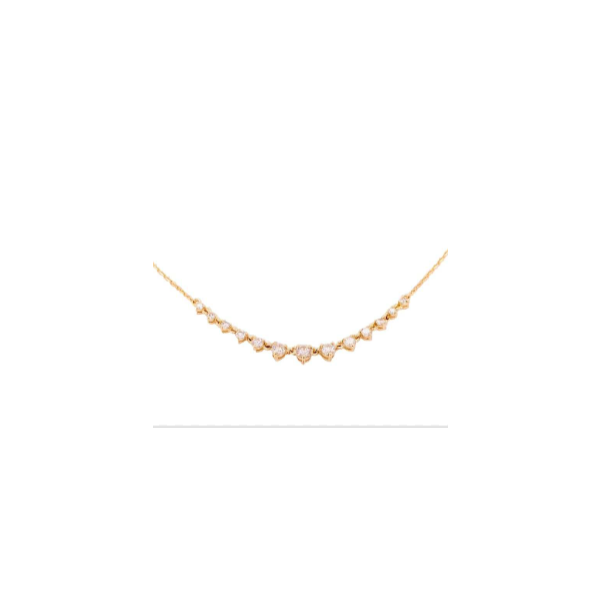 14K Yellow Gold Graduated Diamond Necklace Diny's Jewelers Middleton, WI