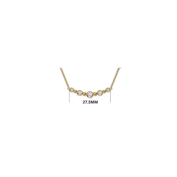 14K Yellow Gold Diamond Necklace Diny's Jewelers Middleton, WI