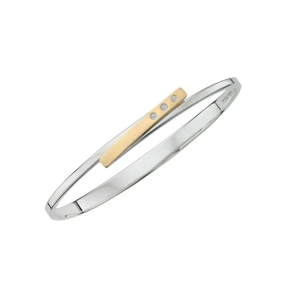 Sterling Silver/14KY Diamond Anticipation Bracelet Diny's Jewelers Middleton, WI