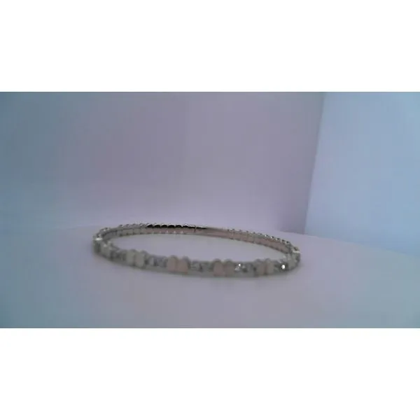 14K Yellow Gold Diamond Oval Polished Bracelet Diny's Jewelers Middleton, WI