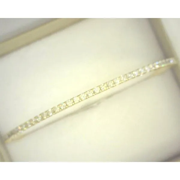 14K Yellow Gold Diamond Flex Bangle Bracelet Diny's Jewelers Middleton, WI