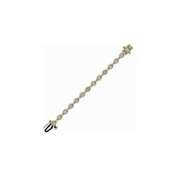 14K Yellow Gold Diamond Bracelet Diny's Jewelers Middleton, WI