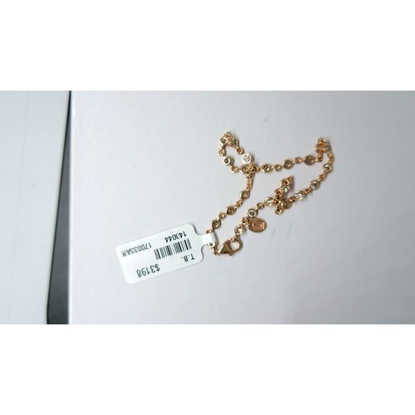14K Rose Gold Diamond Line Bracelet Diny's Jewelers Middleton, WI