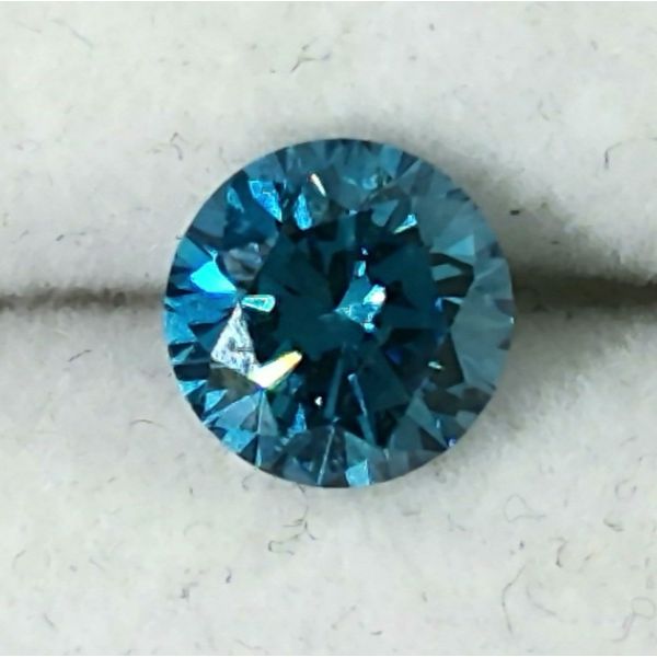 14KW Blue Diamond Ring 2.18ctw Diny's Jewelers Middleton, WI