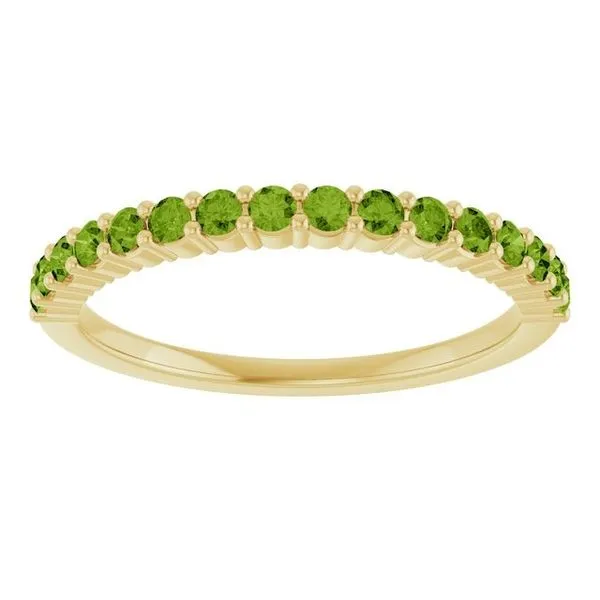 14KT Yellow Gold Peridot Stacker Ring Diny's Jewelers Middleton, WI