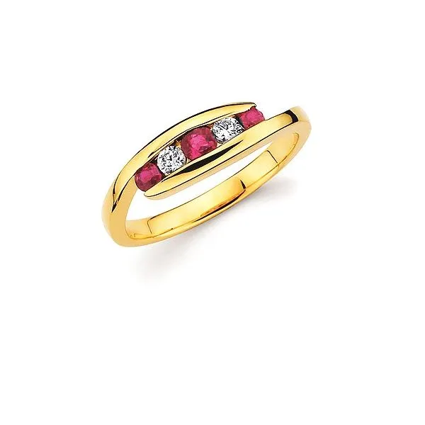 14K Yellow Bypass Fashion Ring Diny's Jewelers Middleton, WI