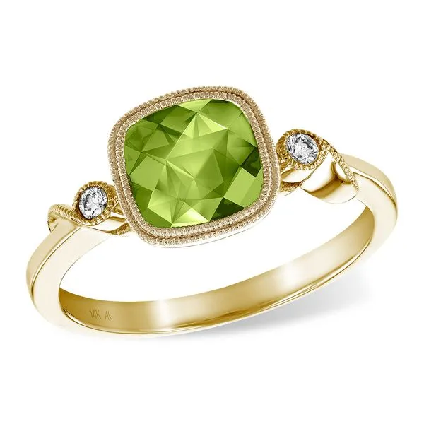 14K Yellow Peridot Fashion Ring Diny's Jewelers Middleton, WI