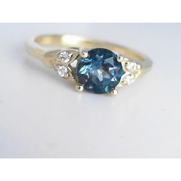 10K Yellow Gold London Blue Topaz Fashion Ring Diny's Jewelers Middleton, WI