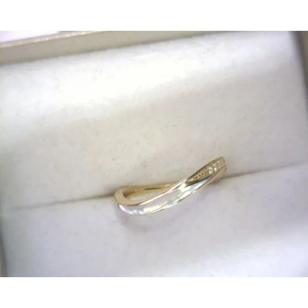 14Kt Yellow Kabana Fashion Ring with White Mother of Pearl 0.08ctw Diny's Jewelers Middleton, WI