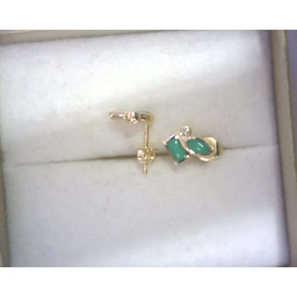 14Kt Yellow Chrysoprase Earrings Diny's Jewelers Middleton, WI