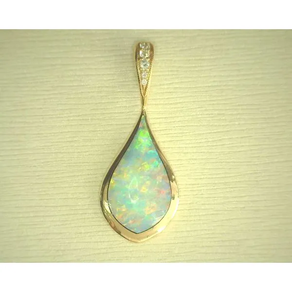 14K Yellow Kabana Opal Star Pendant Diny's Jewelers Middleton, WI