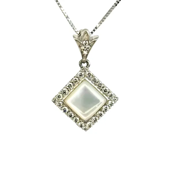14K White Kabana White MOP Pendant Diny's Jewelers Middleton, WI